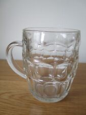 VINTAGE Beer Mug Dimple PINT Glass Jug Home Bar Ale Made in England