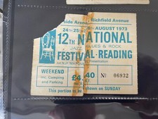 Reading Festival Ticket 1973