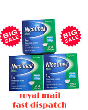 3x Nicotinell Mint, 204 sugar