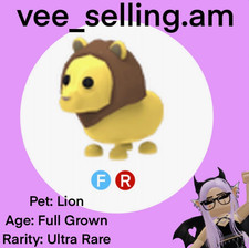Fly Ride Lion Full Grown - Adopt A Pet From Me - Fast Delivery