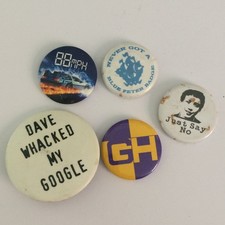 Joblot Bundle Tin Pin Badges 5