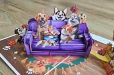 Happy Birthday Dogs 3D Pop Up