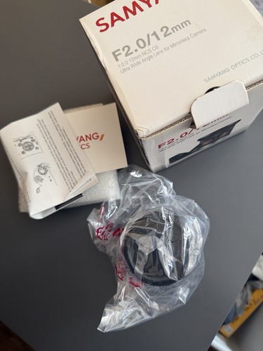Samyang 12mm cs ncs lens - samyang, f/2.0