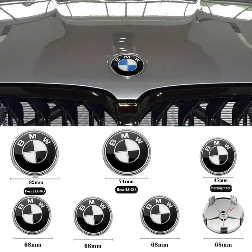 7pcs car front badge - badge, rear