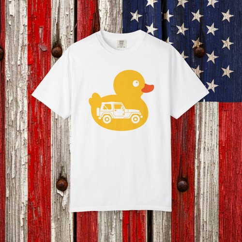 Rubber duck silhouette with - rubber,