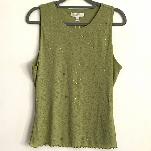 Green rhinestone detail - m&s,