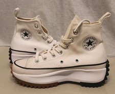 CONVERSE RUN STAR HIKE PLATFORM TRAINERS WHITE SIZE 3 EU 35.5 XDISPLAY RRP £105.