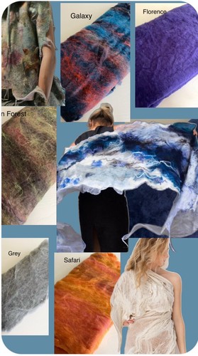 Carded artbatt wool - wool, fibre
