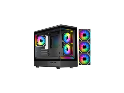 Diypc argb black usb3 - black, usb3.0