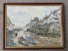 Framed Original Oil On Canvas