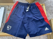 London 2012 Olympics Team GB SHORTS ADIDAS RED/B BRAND NEW WITH TAGS SIZE 42/44