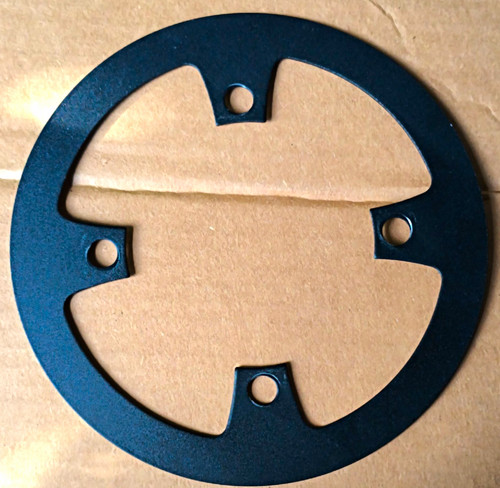 Aluminium black chainring - aluminium,
