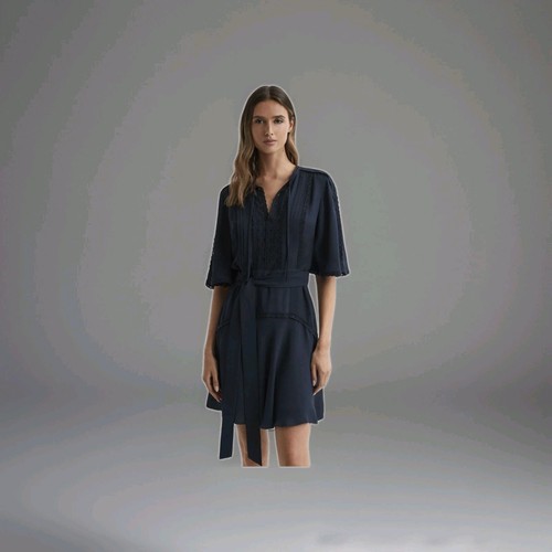 Reiss navy mini - dress, 6