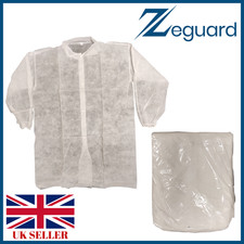 Zeguard disposable lab coats - lab,