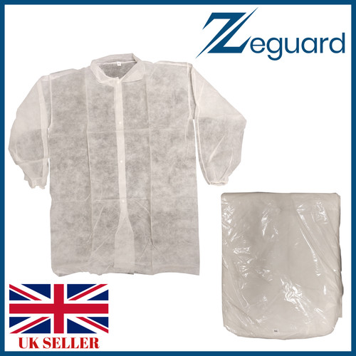 Zeguard disposable lab coats - lab, |