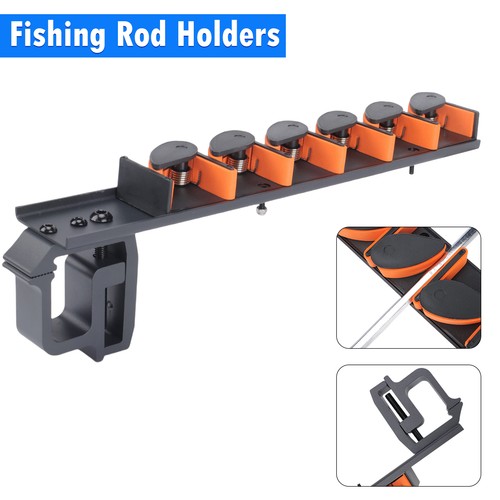 Holds rods clamp - on, fishing