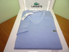 LACOSTE MENS V-NECK CLASSIC FIT JUMPER/SWEATSHIRT FR10 4XL rrp:-£140