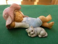 VERY RARE GOEBEL "NINA MARCO" FIGURE - LYING WITH CAT
