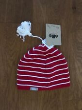 SATILA Hat Red Stripe With Tassels 12 - 18 Months