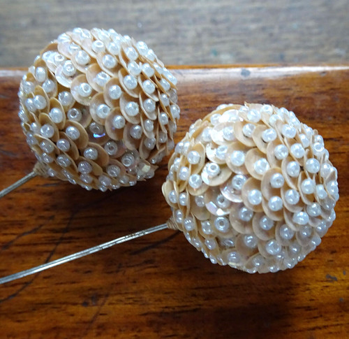 Pair vintage 1950s white - 1950s,