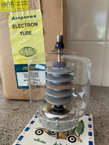 Amperex 8163 transmitting tube - amperex, 8163.transmitting