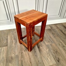 Chunky Heavy Rustic Wood Coffee Side Table - Solid Sheesham ? Java ?