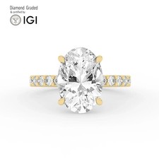 Oval Diamond Engagement Ring