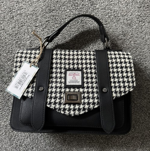 Harris tweed medium - tweed, satchel