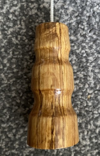 Handturned wooden light - wooden,