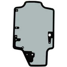 Case / New Holland Skid Steer Door Glass with two wiper holes