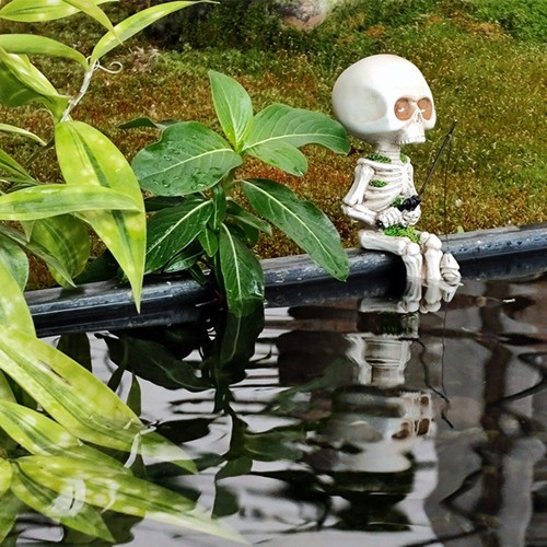 Skull ornament aquarium - skull,