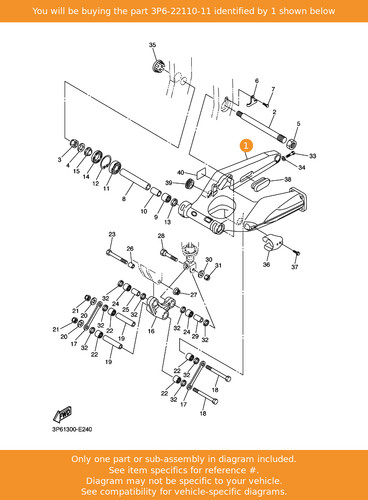 Yamaha rear arm - yamaha, comp