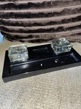 Art Deco Bakelite Inkwell Desk