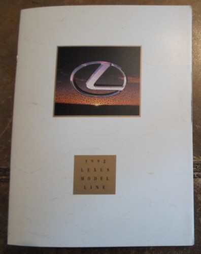 Lexus range orig 1992 usa - range, mkt