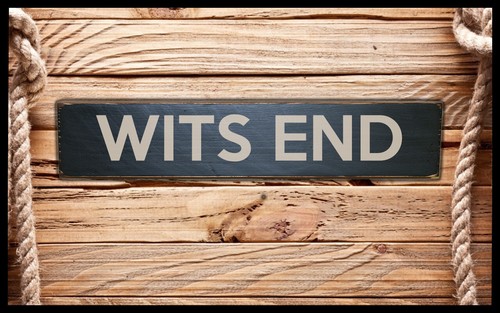 Wits end vintage - style, solid
