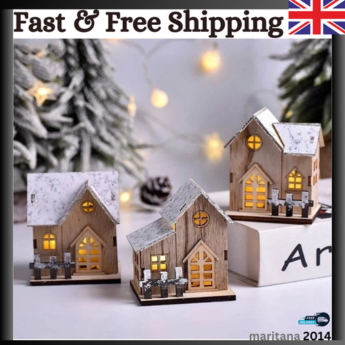 Christmas wooden village - 3,