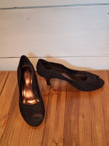 Jill black scalloped suede - j.,