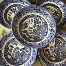 5 x Blue Willow 15cm