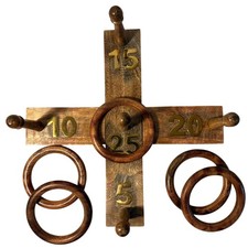 Wooden Quoits Hoopla Game