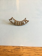 WW1 EAST YORKSHIRE REG BRASS