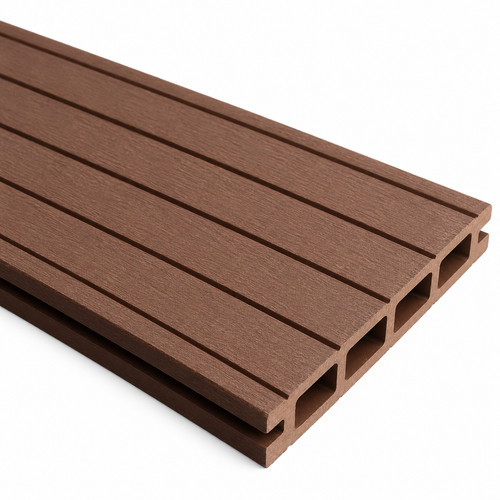Brown composite decking - brown,