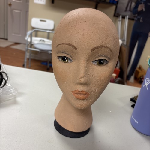 Vintage mannequin head display - mannequin,