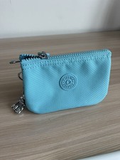 Kipling Creativity Small Coin Purse Ripstop Aqua New Robot Monkey