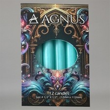 Cyan spell candles - pack, 12