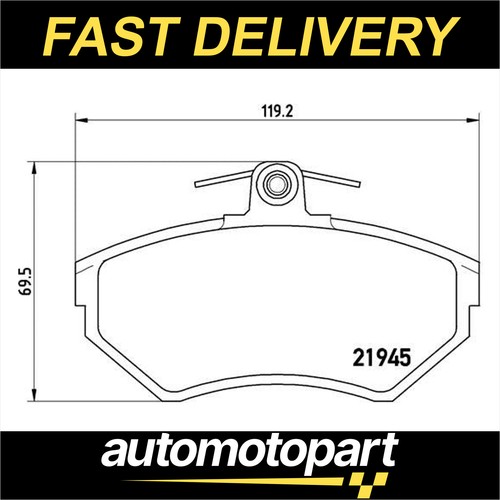 Brembo brake pads set fits - pads,