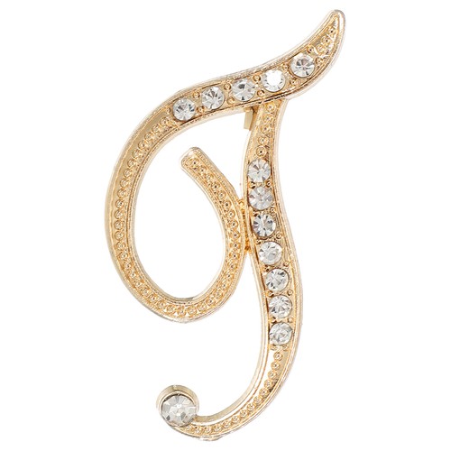 Letter brooch pins 26 - a-z,