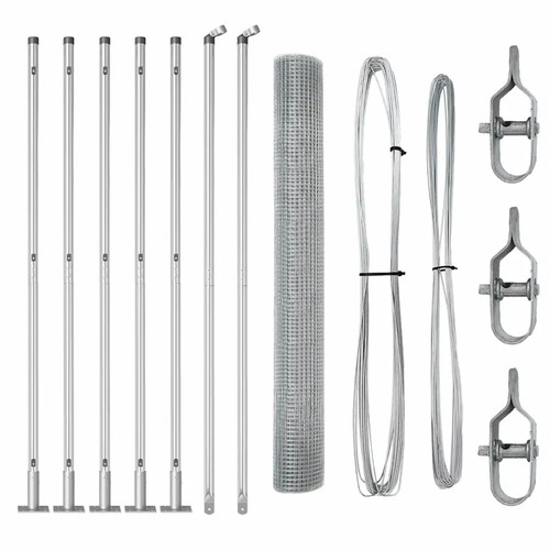 Welded wire fence with - wire,