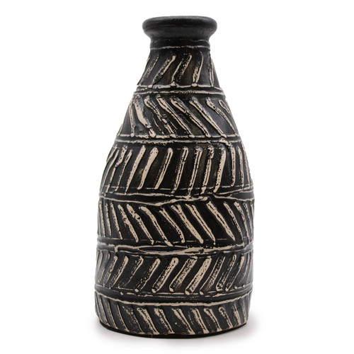 Lombok ceramic vase - ceramic,