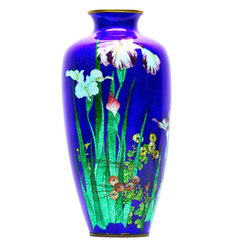 Japanese cloisonne ginbari - cloisonne,