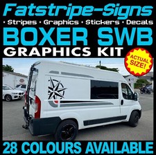 to fit PEUGEOT BOXER L1 SWB MOTORHOME GRAPHICS STICKERS DECALS DAY VAN CAMPER